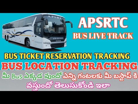How To Track Your RTC Bus  APSRTC Live Track  Find Buses in A Required Route in Telugu