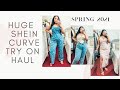 HUGE SHEIN CURVE HAUL SPRING 2021| HUGE SIZE 14 SPRING HAUL | SHEIN HAUL 2021 | ARAPANA SADEO