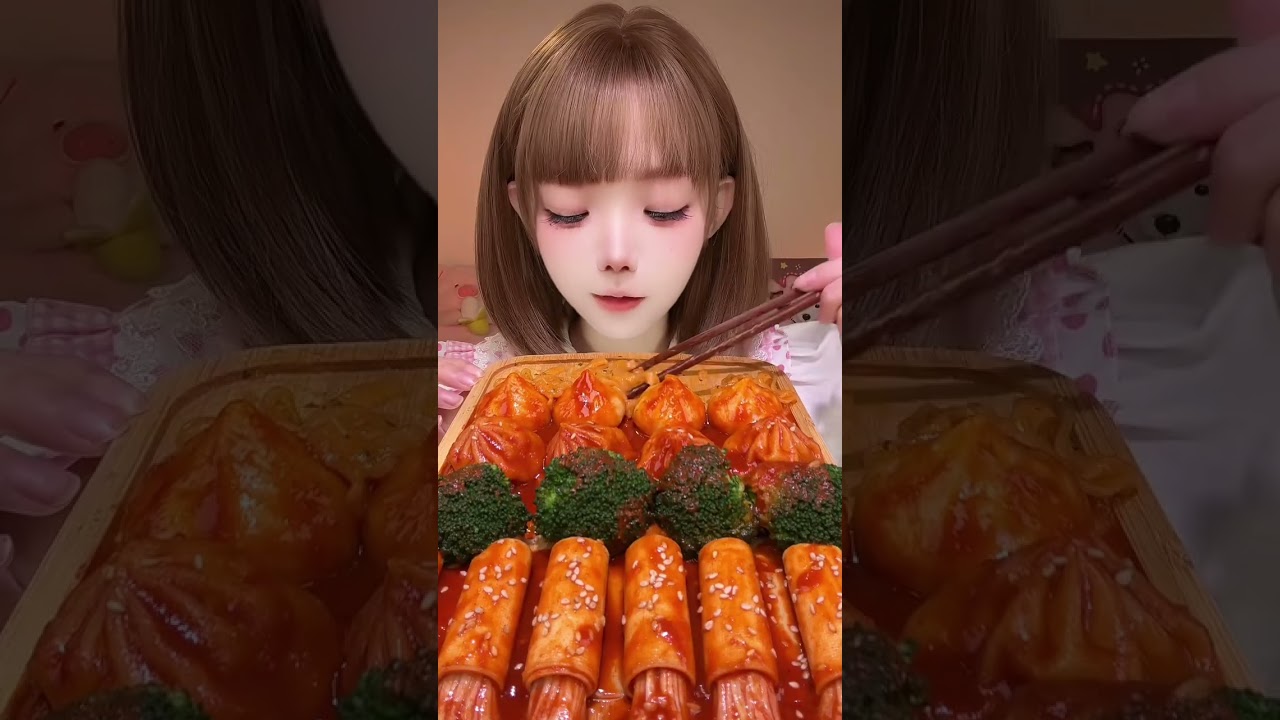 Mukbang Various Types of Food With Beautiful Chinese Women
