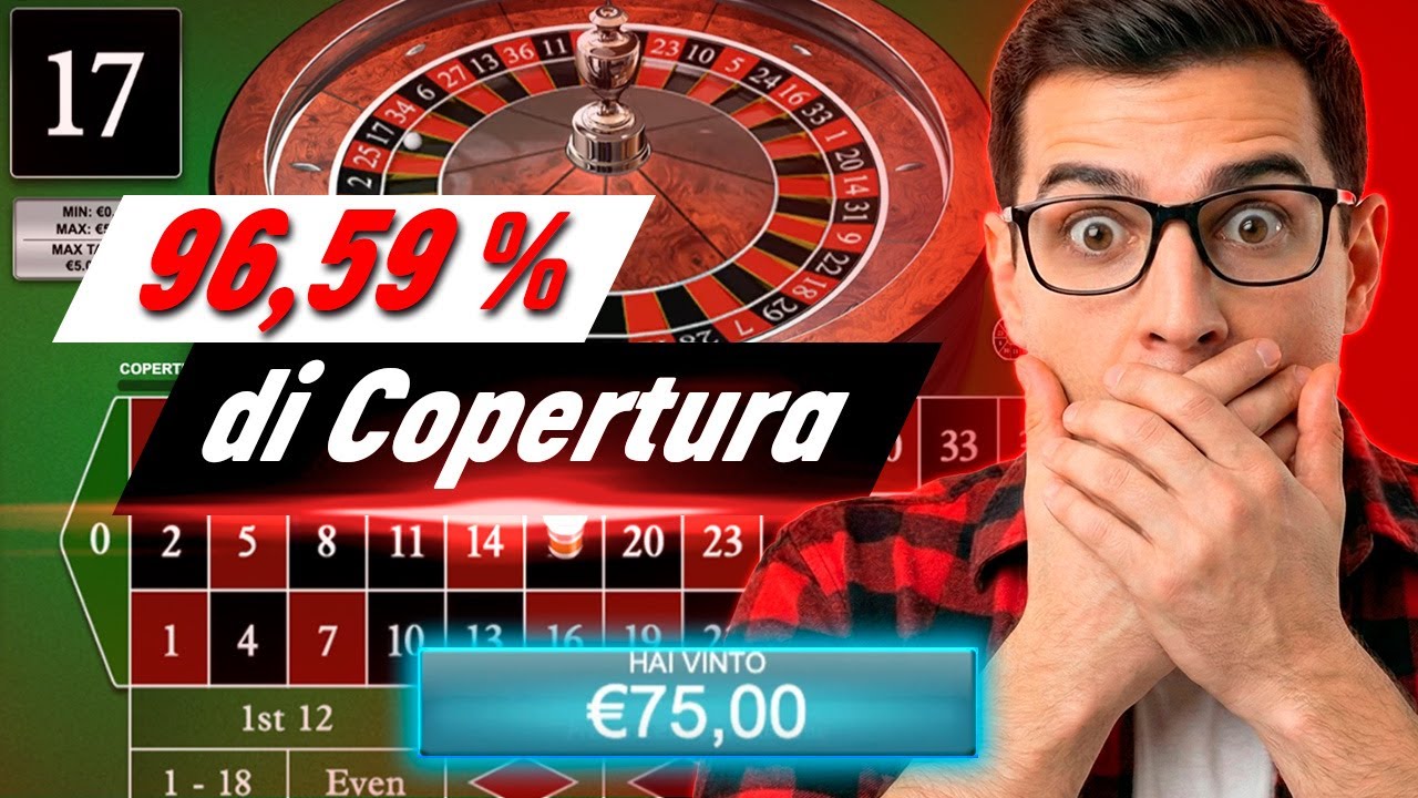 Il Metodo Roulette dei Tre Ponti ha il 96,59% di Copertura