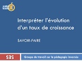 Interprter lvolution dun taux de croissance