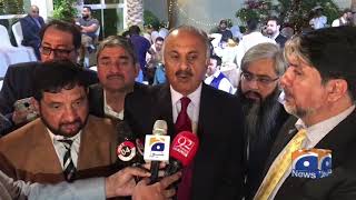 Geo News Special - PML-N Leader Gen Abdul Qayyum Addresses Party Leaders In Dubai