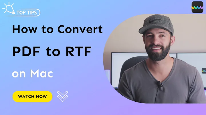 How to Convert PDF to RTF on Mac | UPDF