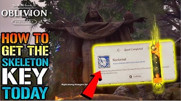 Oblivion Remastered: "Nocturnal" Shrine Quest Guide! How To Get The "Skeleton Key" UNLOCK Anything!