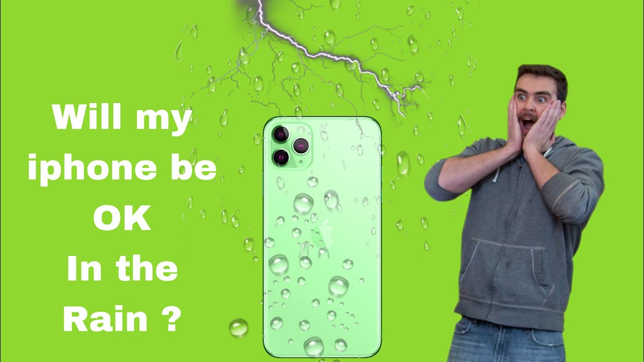 Is an iPhone OK in the rain?