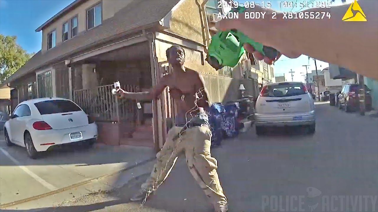 Image result for Bodycam Shows LAPD Officers Tase & Shoot Suspect Resisting Arrest