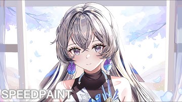 Bronya Procreate Speedpaint (Honkai: Star Rail) | Full Drawing Process