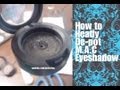 How to NEATLY De-pot MAC Eyeshadows, and still be able to BACK-to MAC it