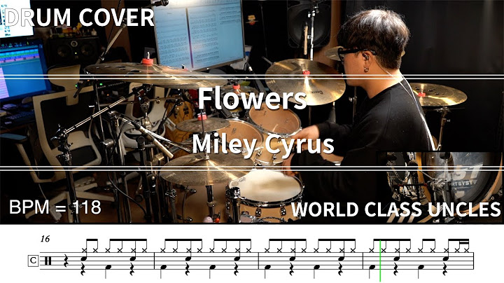 Flowers Drums version - Drums performance video thumbnail