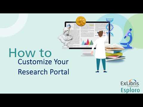How To Customize your Esploro Research Portal