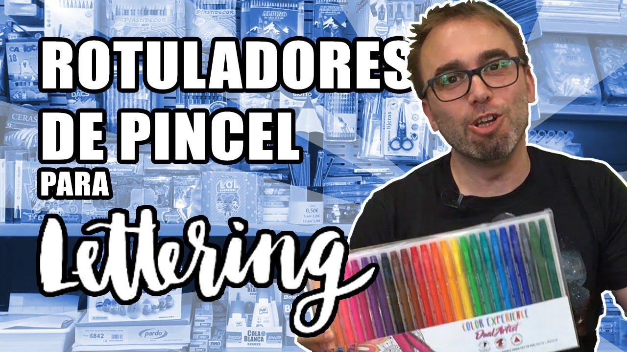 4 rotuladores para lettering (con punta de pincel) - Beatrizxe