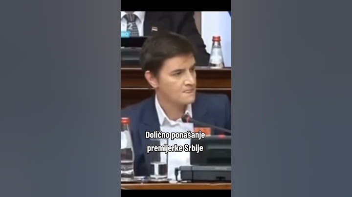 Ana Brnabić u skupštini vređa