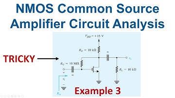 lec29d Common Source Amplifier Circuit Analysis - Sedra