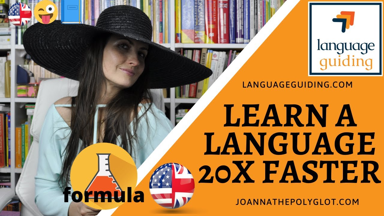 Learn A Foreign Language 20 Times Faster: Super Effective Formula | 🇺🇸😜📓 language guiding