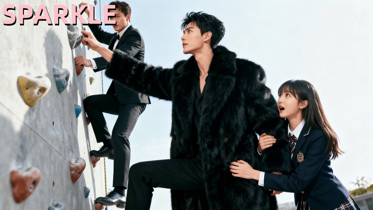 兩位億萬總裁為爭奪女孩當眾比拼攀岩，女孩當場徹底傻眼！#中國電視劇#甜寵愛情劇