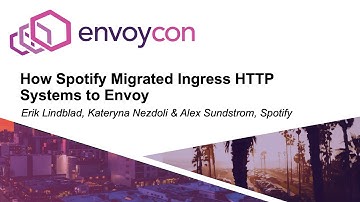 How Spotify Migrated Ingress HTTP Systems to Envoy- Erik Lindblad, Kateryna Nezdoli & Alex Sundstrom