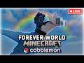 🔴LIVE - Catching ALL 1000+ Pokemon in My Cobblemon Forever World | Minecraft Cobblemon