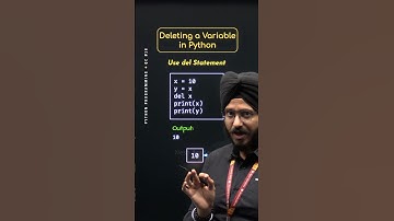 Deleting a Variable in Python #Python #NesoAcademy #QuickConcepts