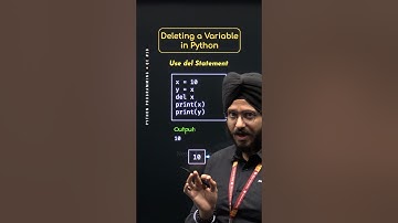 Deleting a Variable in Python #Python #NesoAcademy #QuickConcepts