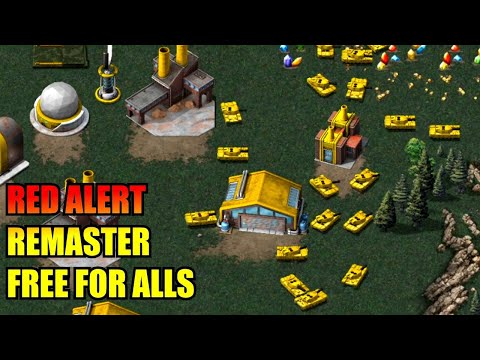 C&C Red Alert Remastered - Free For All Online Multiplayer