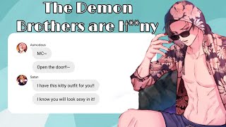 Obey me text: The Demon Brothers are H**NY