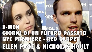 X-Men: Days of Future Past NYC premiere - Ellen Page, Nicholas Hoult on the red carpet