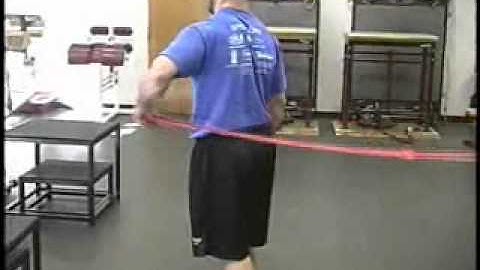 Cuban Press External Rotation Reverse Band OC