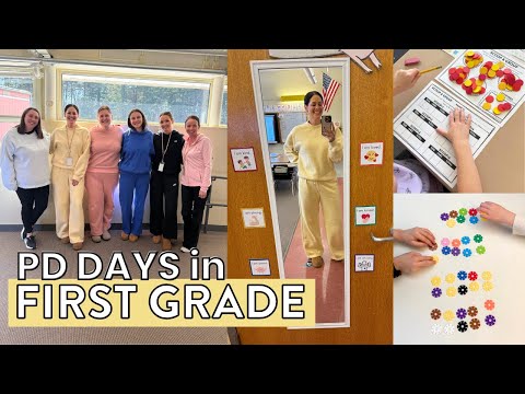 Professional Development, Snow Days, Place Value & More In First Grade!