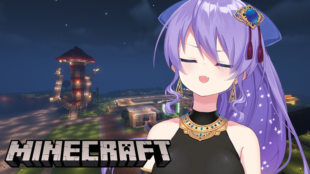 【Minecraft】Let's make a stall!!!【#MoonArchitect】