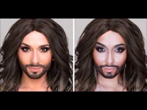 Conchita Wurst Makeup Transformation