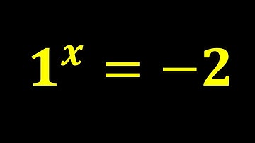 Math Olympiad 1^x  = -2 | A Nice Math Olympiad algebra problem  @MathOlympiad0