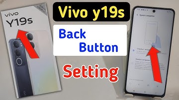 Vivo y19s back button setting | Vivo y19s me back button kaise lagaye/navigation key setting