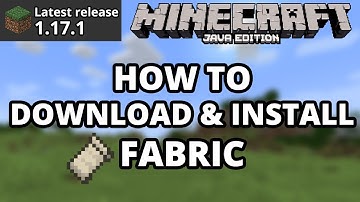 Minecraft Java 1.17.1 How To Download & Install Fabric (& Fabric Mods) Easy Method