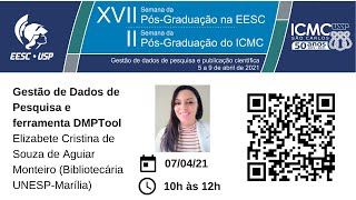 Gestão de Dados de Pesquisa e ferramenta DMPTool
