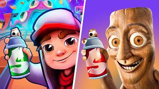 Subway Surfers Cosmic Crossroads VS Tung Tung Tung Sahur Run, Gameplay Adventure Subway Surfers Game screenshot 3