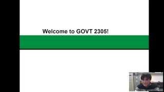 Galveston College GOVT 2305- Federal Government Introduction