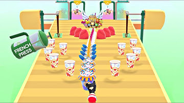 Max Levels Coffee Stack ☕️☕️❤️‍🔥: All Levels Gameplay Walkthrough Android, iOS New UPDATE