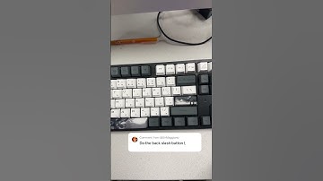 Pressing the Backslash key on a Keychron C1 W/ Lilac Switches #keyboard #shorts #click