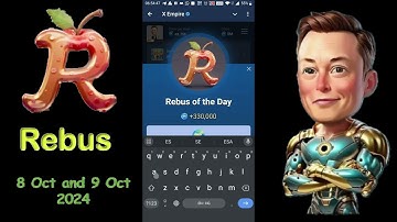 8 October X Empire  Rebus Of the day  YouTube Video Code