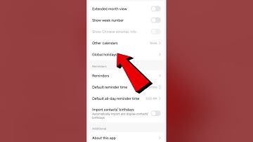 How to show Holiday in redmi & Mi calendar #viral #tech #android #shorts