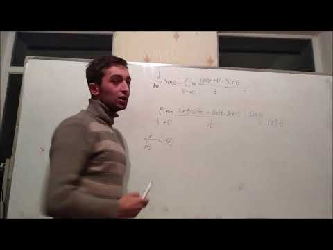 ტრიგონომეტრიული ფუნქციები და მათი წარმოებული