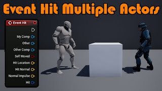 Search For Multiple Actors On Event Hit Or Event Begin Overlap - Unreal Engine 4 Tutorial