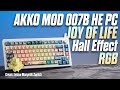 AKKO MOD 007B HE PC Joy of Life Cream Yellow Magnetic Kutu Açılımı &amp; Switch Testi!