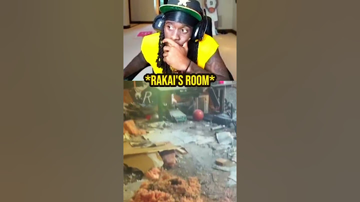Kai cenat SHOCKED after seeing Rakai room ruined