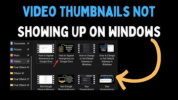 How to Fix Video Thumbnails Not Showing Up on Windows 11