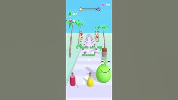 Juice run ! Satisfying video All level gameplay,  Android ios