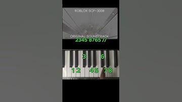 Thumbnail of SCP 3008 Friday Theme Piano Tutorial | Easy & Slow Lesson #shorts #piano #tutorial #roblox