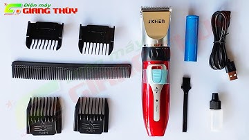 ☆ Tông đơ cắt tóc không dây Jichen JC-0817 ☆ Hàng chính hãng 2021 (Nguồn sạc USB 5V)