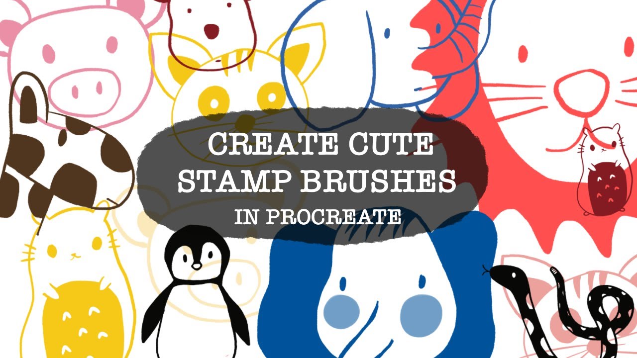 SAVE 30% for 3 ITEMS 12 Procreate Stamps Lotus Procreate 