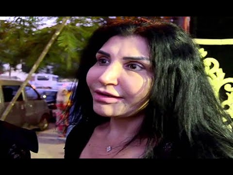 نادية سلامة تنجو من حريق بشقتها - YouTube